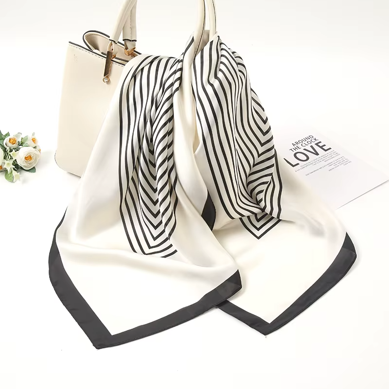 Lenço de Seda Estampado Fiora