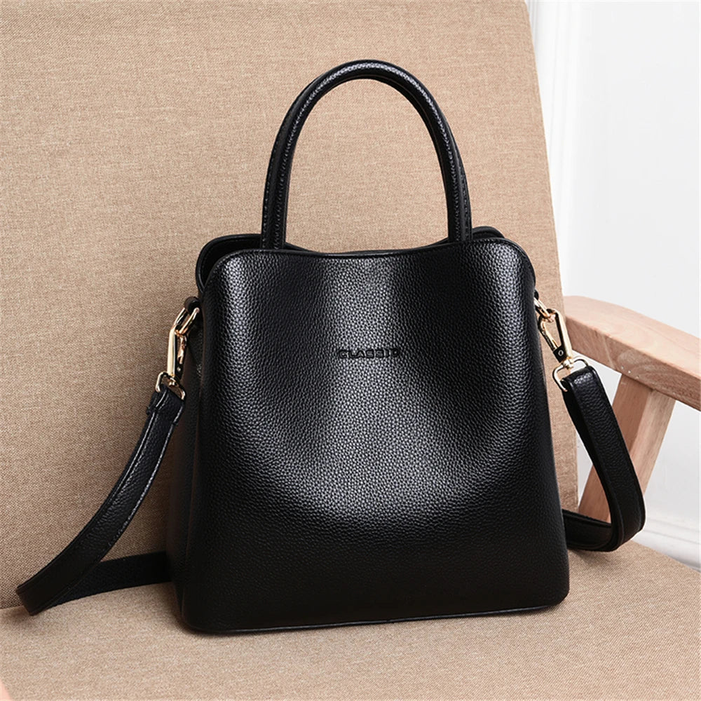 Bolsa de Couro Grande - Madame Noruega