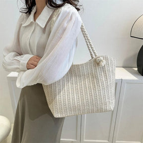 Bolsa Tecida à Mão - Ráfia