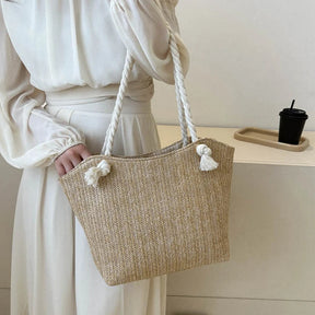 Bolsa Tecida à Mão - Ráfia
