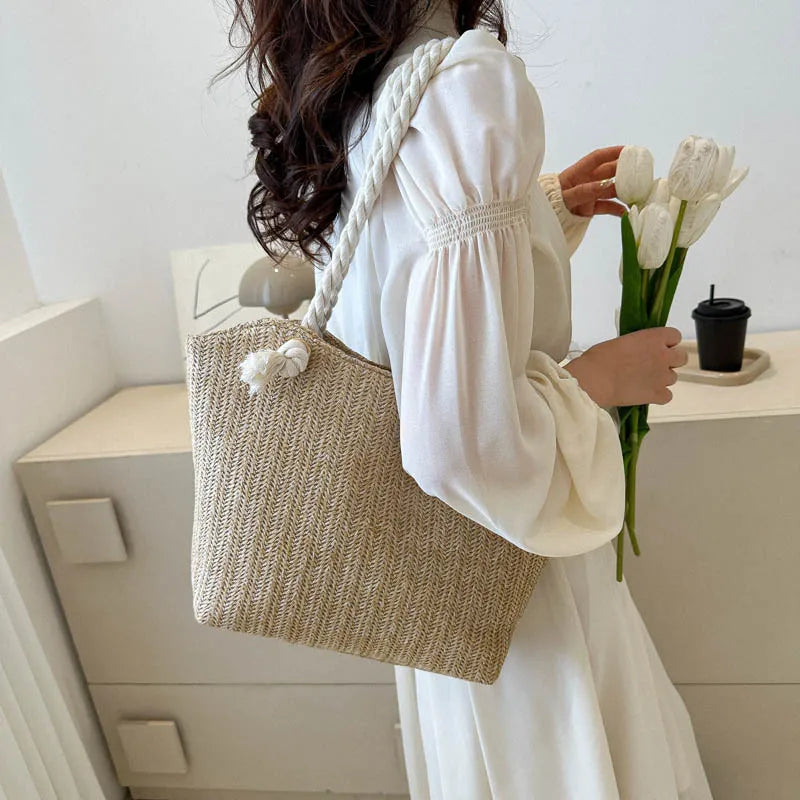 Bolsa Tecida à Mão - Ráfia