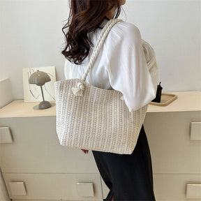 Bolsa Tecida à Mão - Ráfia
