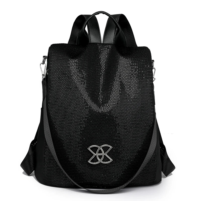 Mochila de Náilon Bordada - Lisboa