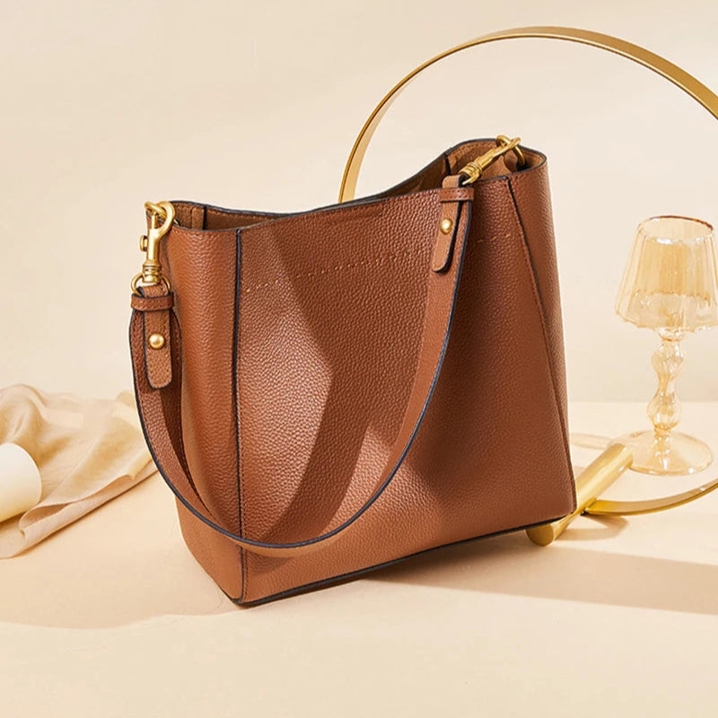 Bolsa de Couro Grande - Madam Valência