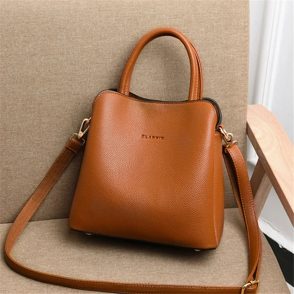 Bolsa de Couro Grande - Madame Noruega