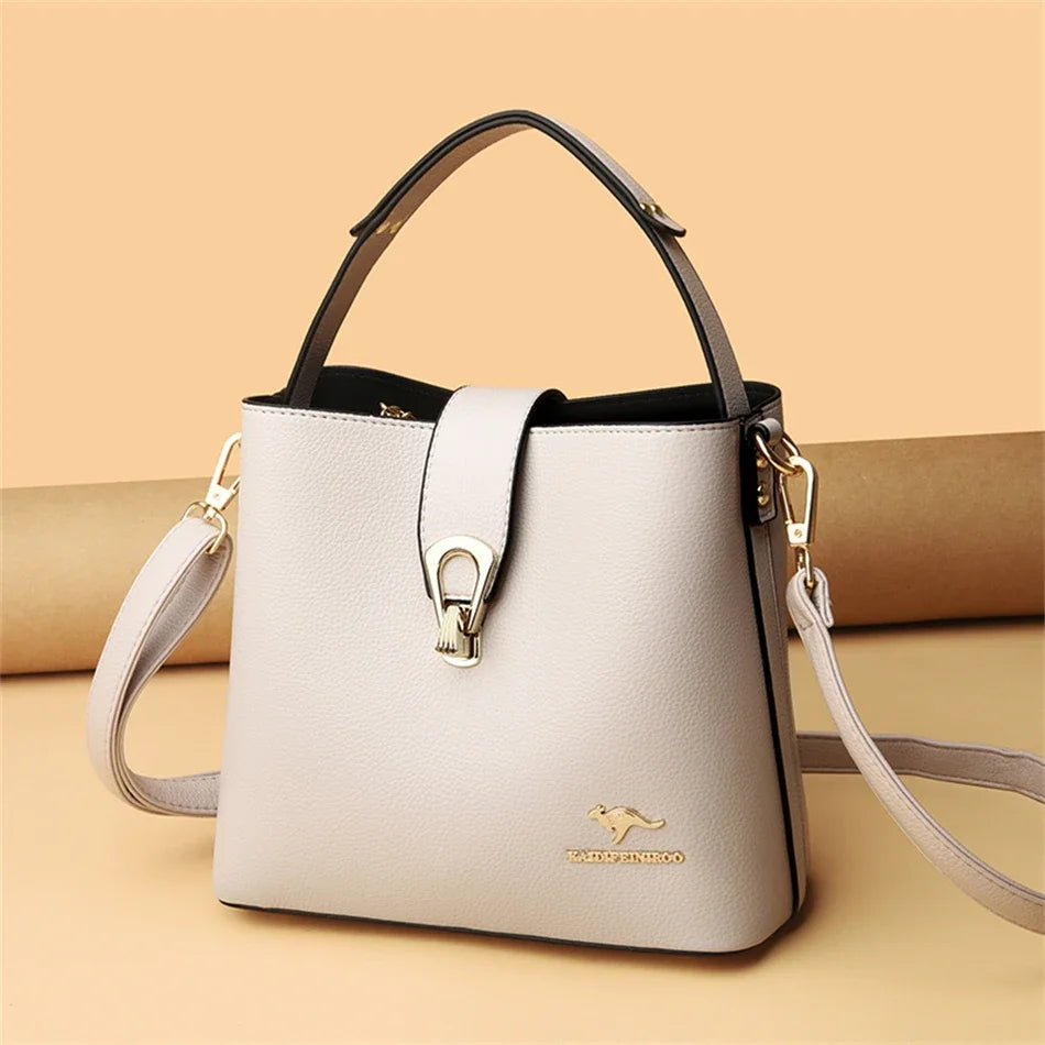 Bolsa de Couro Grande - Madame Santorini