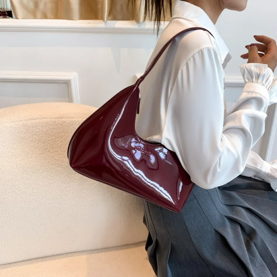 Bolsa de Couro Envernizado - Sinfonia Viena