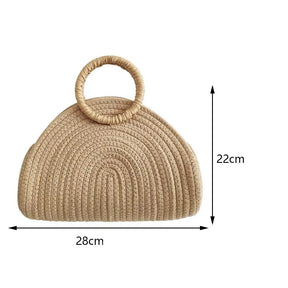 Bolsa Trançada em Vime - Mirasol