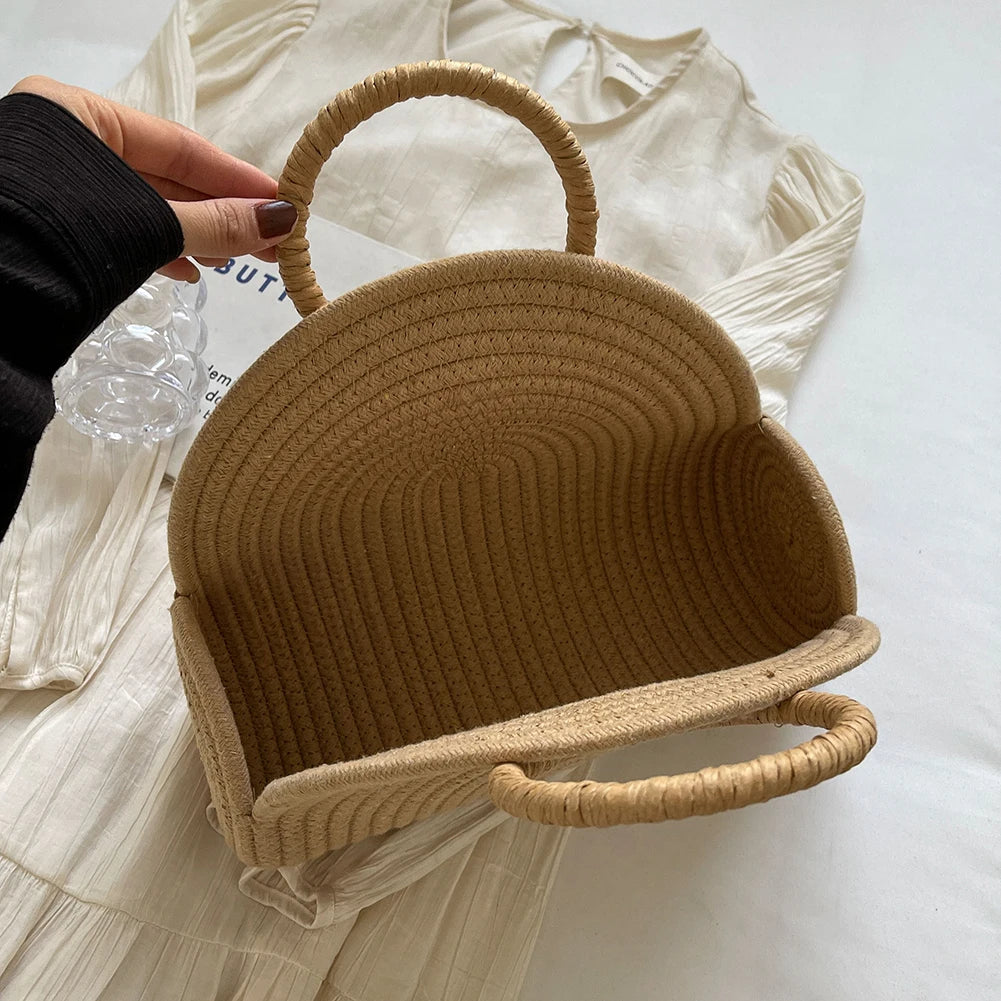 Bolsa Trançada em Vime - Mirasol