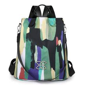 Mochila de Náilon Bordada - Lisboa