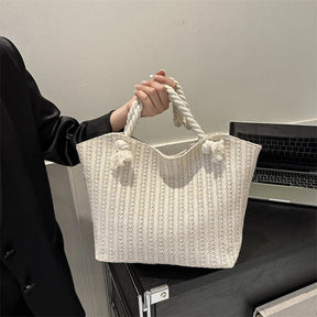 Bolsa Tecida à Mão - Ráfia