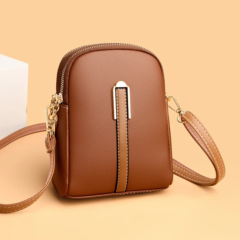 Bolsa de Couro Transversal - Romena