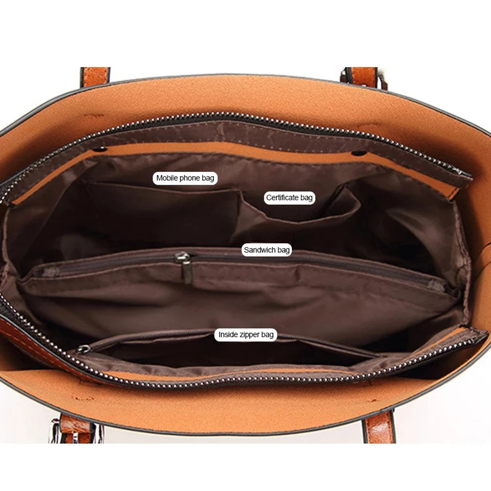 Bolsa de Couro Grande - Madame Arli