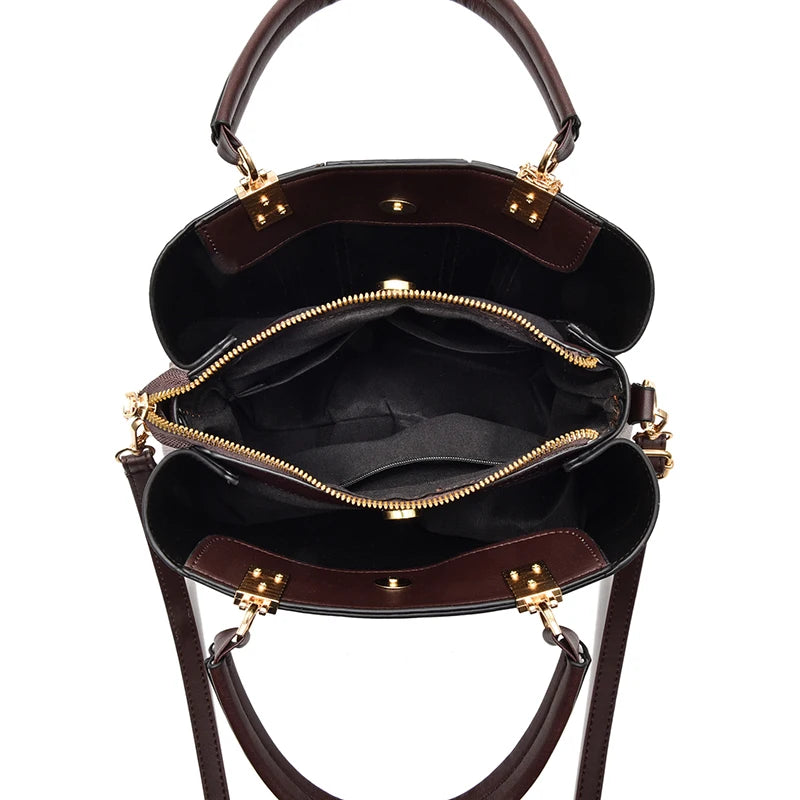 Bolsa de Couro Grande - Madame Helem