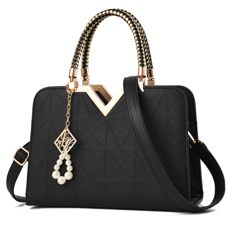 Bolsa de Couro  - Madame Triângulo