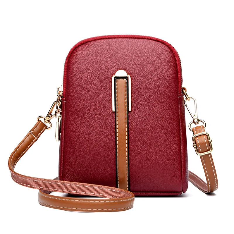 Bolsa de Couro Transversal - Romena