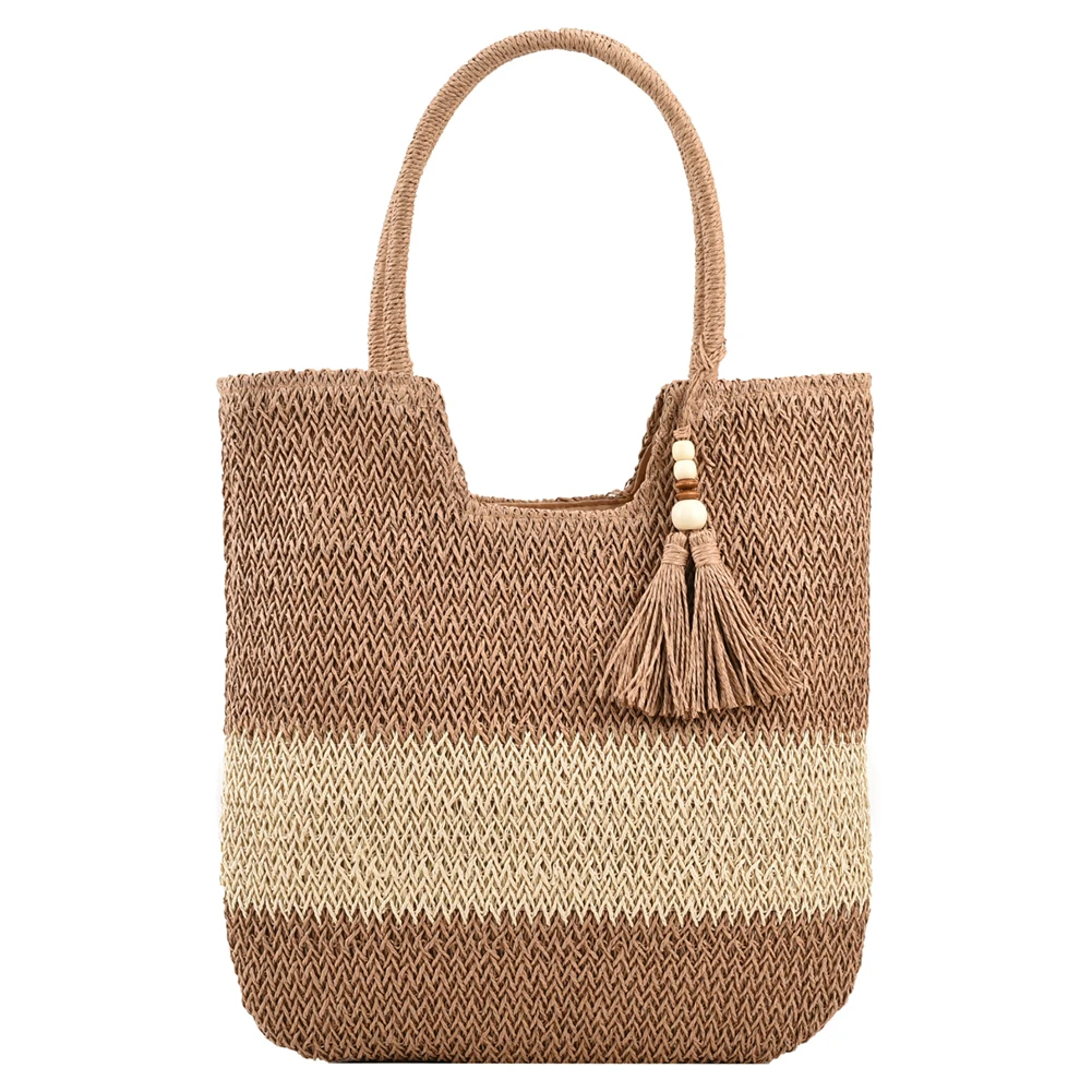 Bolsa Trançada em Vime - Oceana